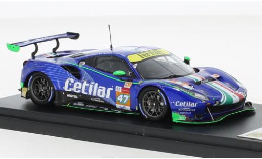 Miniature Ferrari 488 1/43 Look Smart GTE EVO No.47 Cetilar Racing 24h Le Mans 2021 Ferrari 488 1/43 Look Smart GTE EVO No.47 Cetilar Racing 24h Le Mans 2021 miniature