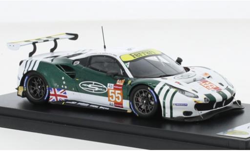 Miniature Ferrari 488 1/43 Look Smart GTE EVO No.55 Spirit of Race 24h Le Mans 2021 Ferrari 488 1/43 Look Smart GTE EVO No.55 Spirit of Race 24h Le Mans 2021 miniature
