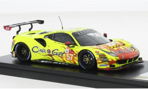 Miniature Ferrari 488 1/43 Look Smart GTE EVO No.57 Kessel Racing 24h Le Mans 2021 Ferrari 488 1/43 Look Smart GTE EVO No.57 Kessel Racing 24h Le Mans 2021 miniature