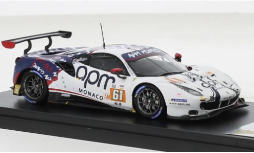 Miniature Ferrari 488 1/43 Look Smart GTE EVO No.61 AF Corse 24h Le Mans 2022 Ferrari 488 1/43 Look Smart GTE EVO No.61 AF Corse 24h Le Mans 2022 miniature