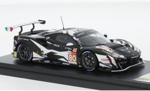 Miniature Ferrari 488 1/43 Look Smart GTE EVO No.80 Iron Lynx 24h Le Mans 2021 Ferrari 488 1/43 Look Smart GTE EVO No.80 Iron Lynx 24h Le Mans 2021 miniature
