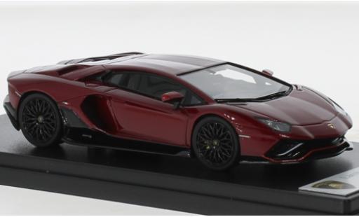 Lamborghini Aventador 1/43 Look Smart LP 780-4 Ultimae metallise rouge miniature