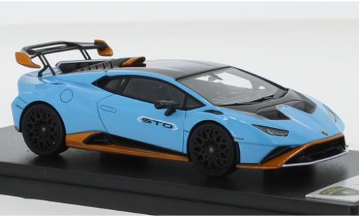 Miniature Lamborghini Huracan 1/43 Look Smart STO bleue/orange 2021 Lamborghini Huracan 1/43 Look Smart STO bleue/orange 2021 miniature