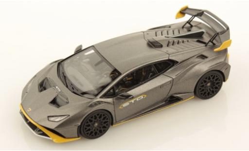 Miniature Lamborghini Huracan 1/43 Look Smart STO matt-grise/jaune 2021 Lamborghini Huracan 1/43 Look Smart STO matt-grise/jaune 2021 miniature
