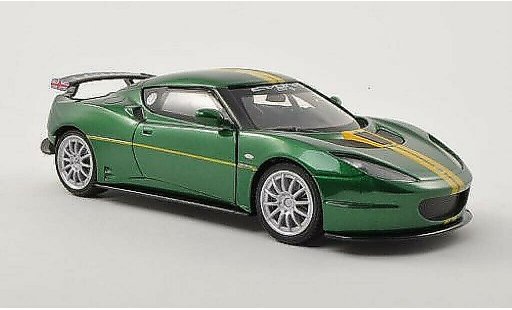 Lotus Evora GT4 1/24 Motormax verte/jaune miniature