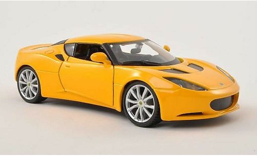 Lotus Evora S 1/24 Burago IPS jaune miniature