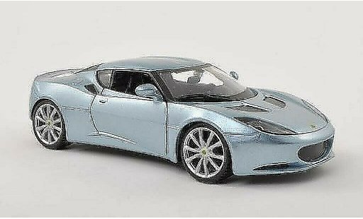 Lotus Evora S 1/24 Burago IPS grise-bleu miniature