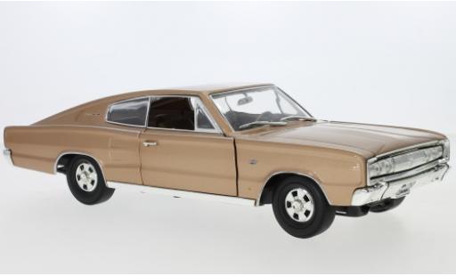 Miniature Dodge Charger 1/18 Lucky Die Cast metallise beige 1966 Dodge Charger 1/18 Lucky Die Cast metallise beige 1966 miniature