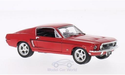 Miniature Ford Mustang GT 1/43 Lucky Die Cast GT 2+2 Fastback rouge 1968 Ford Mustang GT 1/43 Lucky Die Cast GT 2+2 Fastback rouge 1968 miniature