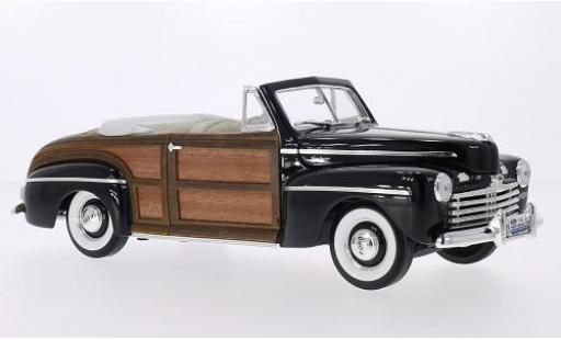 Miniature Ford Super Deluxe 1/18 Lucky Die Cast Sportsman Cabriolet noire/Holzoptik 1946 Sofftop liegt bei mit Wildledersitzen Ford Super Deluxe 1/18 Lucky Die Cast Sportsman Cabriolet noire/Holzoptik 1946 Sofftop liegt bei mit Wildledersitzen miniature