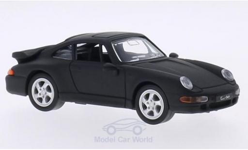 Porsche 993 Turbo 1/43 Lucky Die Cast 911 () Turbo matt-noire 1996 ohne Vitrine miniature