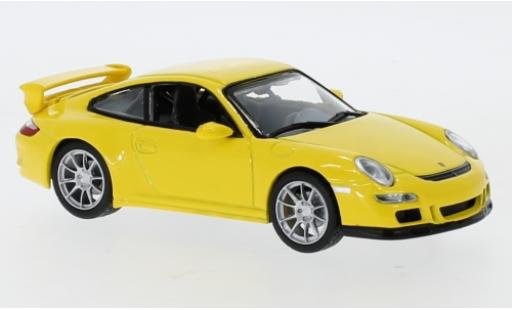 Miniature Porsche 997 GT3 1/43 Lucky Die Cast 911 GT3 () jaune Porsche 997 GT3 1/43 Lucky Die Cast 911 GT3 () jaune miniature