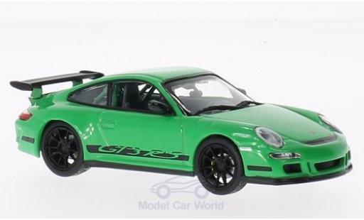 Miniature Porsche 997 GT3 RS 1/43 Lucky Die Cast GT3 RS Felgen u. Streifen noire verte Porsche 997 GT3 RS 1/43 Lucky Die Cast GT3 RS Felgen u. Streifen noire verte miniature