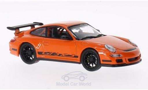 Miniature Porsche 997 GT3 RS 1/43 Lucky Die Cast GT3 RS Felgen u. Streifen noire orange Porsche 997 GT3 RS 1/43 Lucky Die Cast GT3 RS Felgen u. Streifen noire orange miniature