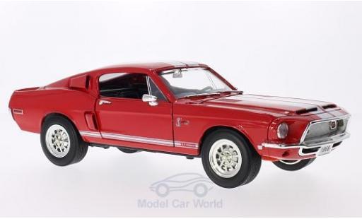 Miniature Shelby GT 1/18 Lucky Die Cast -500KR rouge 1968 mit blancheen Streifen Shelby GT 1/18 Lucky Die Cast -500KR rouge 1968 mit blancheen Streifen miniature
