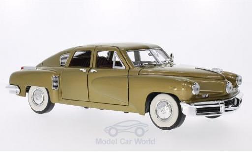 Miniature Tucker Torpedo 1/18 Lucky Die Cast gold 1948 Tucker Torpedo 1/18 Lucky Die Cast gold 1948 miniature