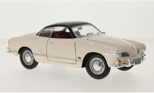 Miniature Volkswagen Karmann 1/18 Lucky Die Cast Ghia blanche/noire 1966 Volkswagen Karmann 1/18 Lucky Die Cast Ghia blanche/noire 1966 miniature