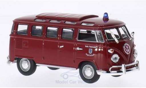 Miniature Volkswagen T1 B 1/43 Lucky Die Cast Samba Feuerwehr Ingolstadt 1962 Volkswagen T1 B 1/43 Lucky Die Cast Samba Feuerwehr Ingolstadt 1962 miniature