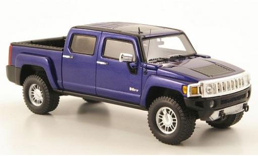 Miniature Hummer H3 1/43 Luxury Collectibles T metallise bleue 2008 Hummer H3 1/43 Luxury Collectibles T metallise bleue 2008 miniature
