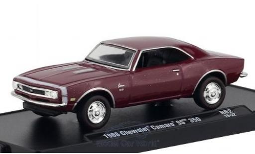 Miniature Chevrolet Camaro 1/64 M2 Machines SS 350 metallise rouge/blanche 1968 Chevrolet Camaro 1/64 M2 Machines SS 350 metallise rouge/blanche 1968 miniature