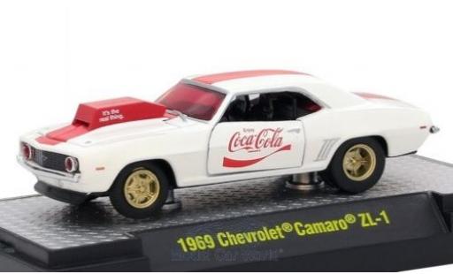 Miniature Chevrolet Camaro ZL1 1/64 M2 Machines ZL1 blanche/rouge Coca Cola 1969 Chevrolet Camaro ZL1 1/64 M2 Machines ZL1 blanche/rouge Coca Cola 1969 miniature