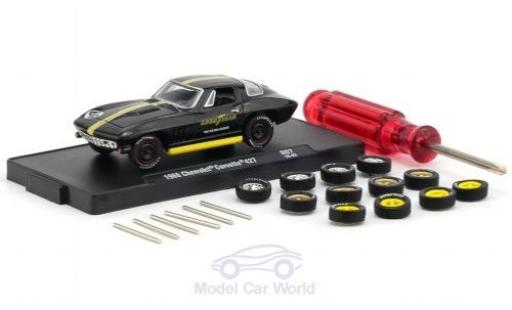 Miniature Chevrolet Corvette 1/64 M2 Machines 427 noire/jaune 1966 inklusive 12 Austauschrädern 6 Achsen und 1 Schraubenzieher Auto-Wheels Release 06 Chevrolet Corvette 1/64 M2 Machines 427 noire/jaune 1966 inklusive 12 Austauschrädern 6 Achsen und 1 Schraubenzieher Auto-Wheels Release 06 miniature