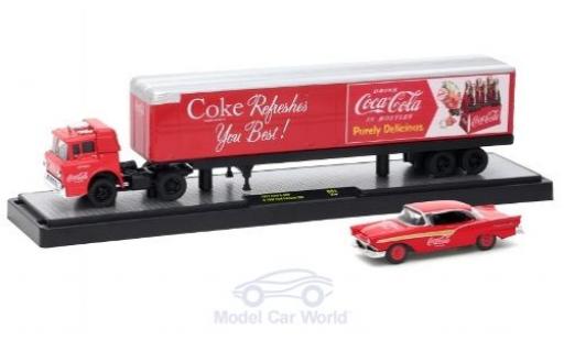 Miniature Ford C600 1/64 M2 Machines C-600 rouge/grise Coca Cola 1957 mit 1957 Fairlane 500 Ford C600 1/64 M2 Machines C-600 rouge/grise Coca Cola 1957 mit 1957 Fairlane 500 miniature