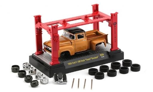 Miniature Ford F-1 1/64 M2 Machines 00 metallise kupfer/noire 1956 Foose Overlord avec Hebebühne et 2 Radsätzen Ford F-1 1/64 M2 Machines 00 metallise kupfer/noire 1956 Foose Overlord avec Hebebühne et 2 Radsätzen miniature