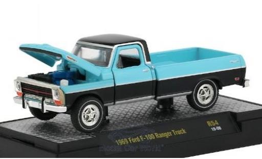Miniature Ford F-1 1/64 M2 Machines 00 Ranger Truck noire/bleue 1969 Ford F-1 1/64 M2 Machines 00 Ranger Truck noire/bleue 1969 miniature