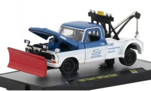 Miniature Ford F-1 1/64 M2 Machines 00 Tow Truck bleue/blanche 1967 Ford F-1 1/64 M2 Machines 00 Tow Truck bleue/blanche 1967 miniature