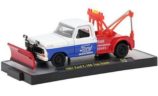 Miniature Ford F-1 1/64 M2 Machines 00 Tow Truck blanche/bleue Sales & Service 1967 Ford F-1 1/64 M2 Machines 00 Tow Truck blanche/bleue Sales & Service 1967 miniature