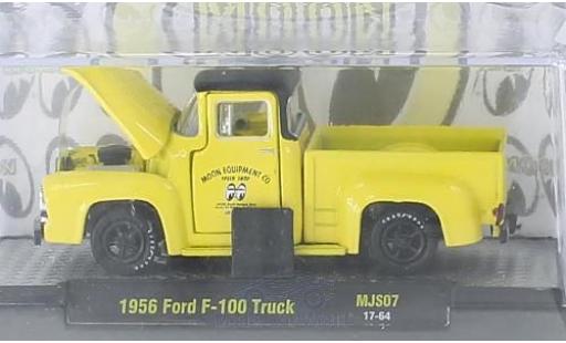 Miniature Ford F-1 1/64 M2 Machines 00 Truck jaune/noire Moon Equipment Co. 1956 Ford F-1 1/64 M2 Machines 00 Truck jaune/noire Moon Equipment Co. 1956 miniature