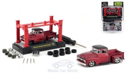 Miniature Ford F-1 1/64 M2 Machines 00 Truck metallise rouge/noire Foose Overlord 1956 Model-Kit Bausatz inklusive 4 Ersatzrädern Ford F-1 1/64 M2 Machines 00 Truck metallise rouge/noire Foose Overlord 1956 Model-Kit Bausatz inklusive 4 Ersatzrädern miniature
