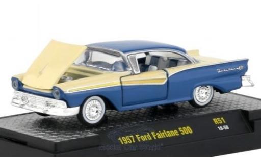 Miniature Ford Fairlane 1/64 M2 Machines 500 bleue/beige 1957 Ford Fairlane 1/64 M2 Machines 500 bleue/beige 1957 miniature