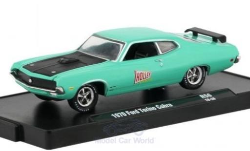 Miniature Ford Torino 1/64 M2 Machines Cobra türkis/noire 1970 Ford Torino 1/64 M2 Machines Cobra türkis/noire 1970 miniature