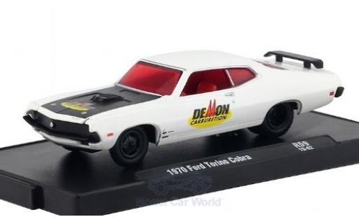 Miniature Ford Torino 1/64 M2 Machines Cobra blanche/Dekor DeMon Carburetion 1970 Ford Torino 1/64 M2 Machines Cobra blanche/Dekor DeMon Carburetion 1970 miniature