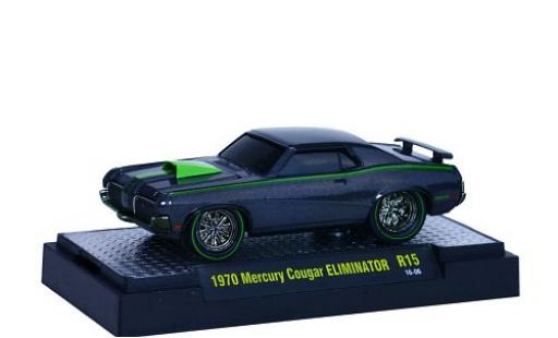 Miniature Mercury Cougar 1/64 M2 Machines Eliminator grise/verte 1970 Ground Pounders Mercury Cougar 1/64 M2 Machines Eliminator grise/verte 1970 Ground Pounders miniature