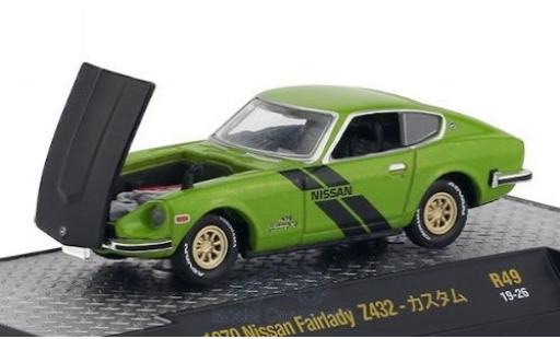 Miniature Nissan Fairlady Z 1/64 M2 Machines 432 metallise verte/matt-noire RHD 1970 Nissan Fairlady Z 1/64 M2 Machines 432 metallise verte/matt-noire RHD 1970 miniature