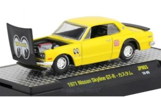 Miniature Nissan Skyline 1/64 M2 Machines GT-R jaune/noire 1971 Nissan Skyline 1/64 M2 Machines GT-R jaune/noire 1971 miniature