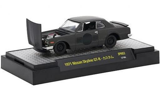 Miniature Nissan Skyline 1/64 M2 Machines GT-R matt-noire RHD 1971 Nissan Skyline 1/64 M2 Machines GT-R matt-noire RHD 1971 miniature