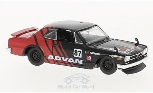 Nissan Skyline 1/64 M2 Machines GT-R No.87 Advan 1971 miniature