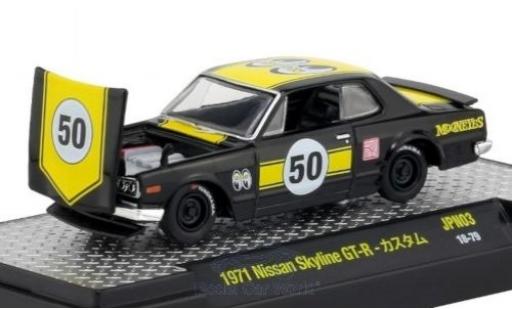 Miniature Nissan Skyline 1/64 M2 Machines GT-R noire/jaune 1971 Nissan Skyline 1/64 M2 Machines GT-R noire/jaune 1971 miniature