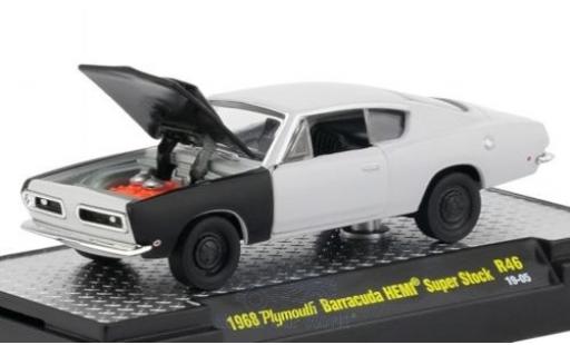 Miniature Plymouth Barracuda 1/64 M2 Machines HEMI Super Stock matt-grise/matt-noire 1968 Plymouth Barracuda 1/64 M2 Machines HEMI Super Stock matt-grise/matt-noire 1968 miniature