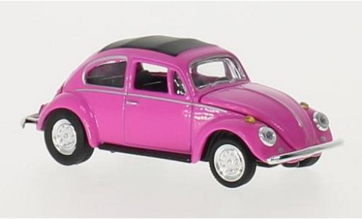 Miniature Volkswagen Beetle 1/64 M2 Machines Deluxe rose U.S.A.Model 1967 grisene jantes Volkswagen Beetle 1/64 M2 Machines Deluxe rose U.S.A.Model 1967 grisene jantes miniature