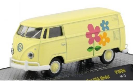 Miniature Volkswagen T1 1/64 M2 Machines Kastenwagen jaune/Dekor 1960 USA-Version Volkswagen T1 1/64 M2 Machines Kastenwagen jaune/Dekor 1960 USA-Version miniature