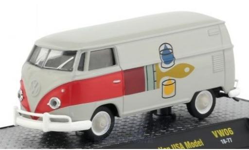 Miniature Volkswagen T1 A 1/64 M2 Machines Kastenwagen grise/Dekor 1960 USA-Version Volkswagen T1 A 1/64 M2 Machines Kastenwagen grise/Dekor 1960 USA-Version miniature