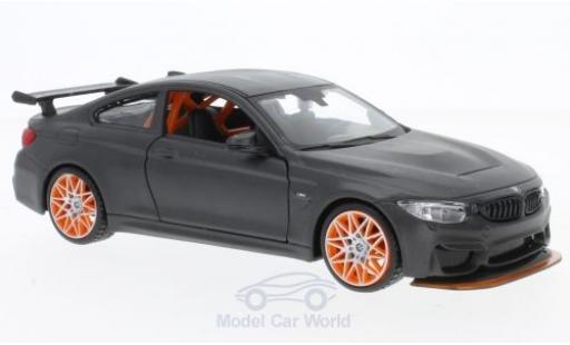 Miniature Bmw M4 1/24 Maisto GTS matt-grise Bmw M4 1/24 Maisto GTS matt-grise miniature