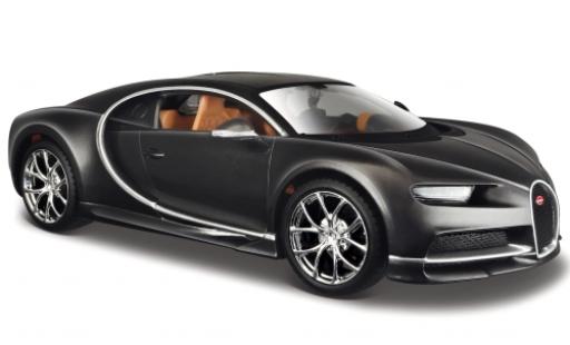 Miniature Bugatti Chiron 1/24 Maisto metallise grise 2016 Bugatti Chiron 1/24 Maisto metallise grise 2016 miniature