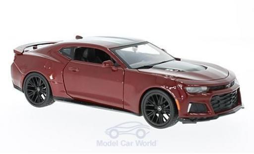 Miniature Chevrolet Camaro ZL1 1/24 Maisto ZL1 metallise rouge 2017 Chevrolet Camaro ZL1 1/24 Maisto ZL1 metallise rouge 2017 miniature