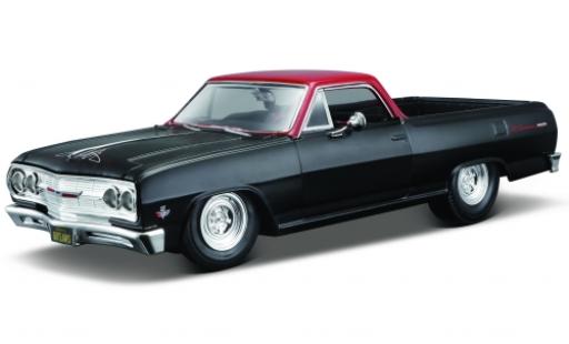 Chevrolet El Camino 1/24 Maisto matt-noire/rouge 1:25 miniature